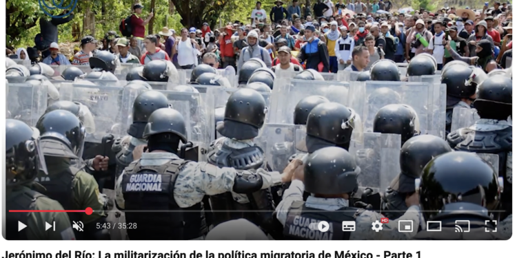 La militarización de la política migratoria de México – Parte 1 con Sonja Wolf